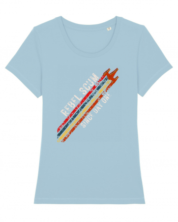 Retro Vintage Star Wars  Sky Blue