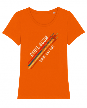 Retro Vintage Star Wars  Bright Orange