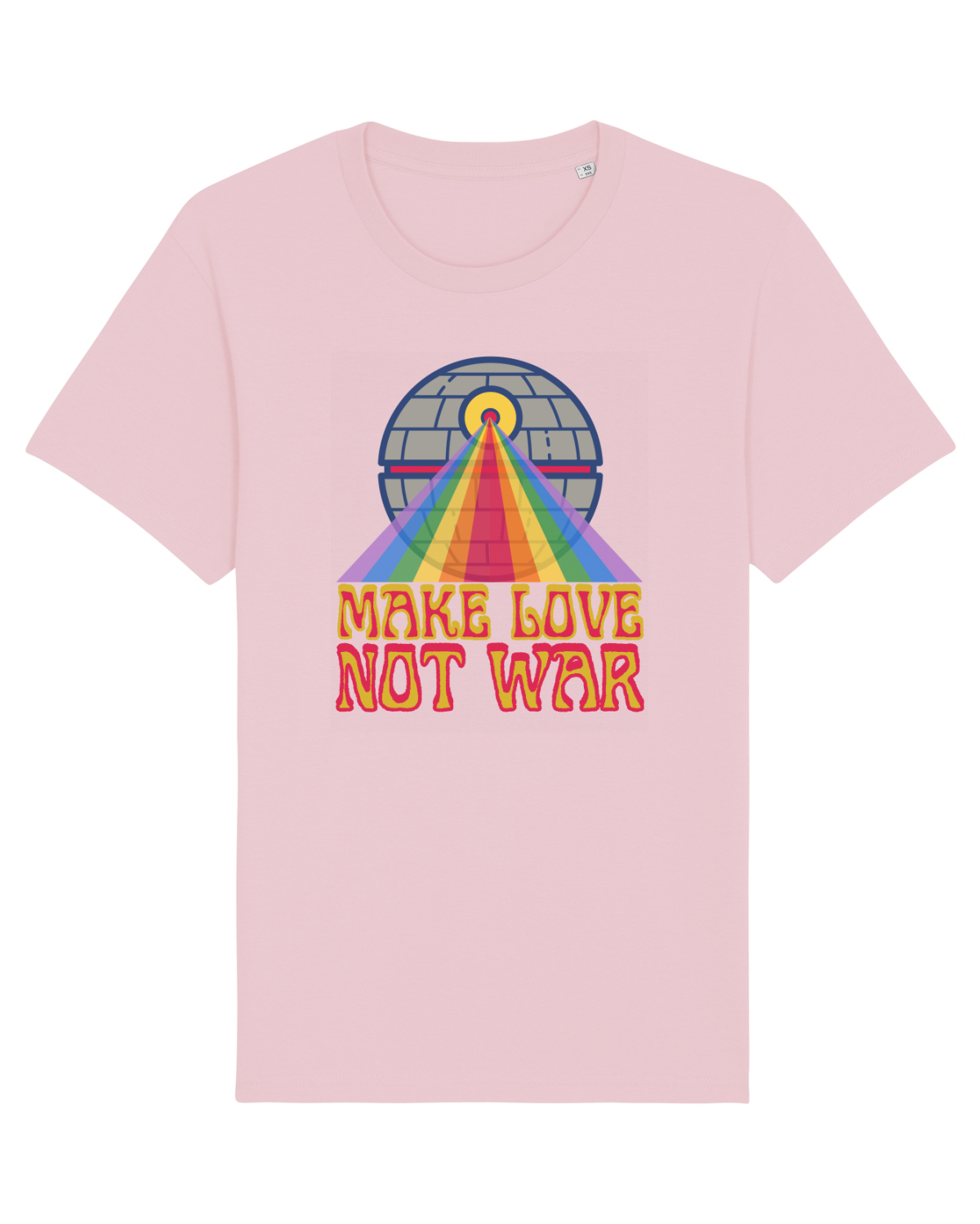 Tricou mânecă scurtă Unisex Rocker Cotton Pink