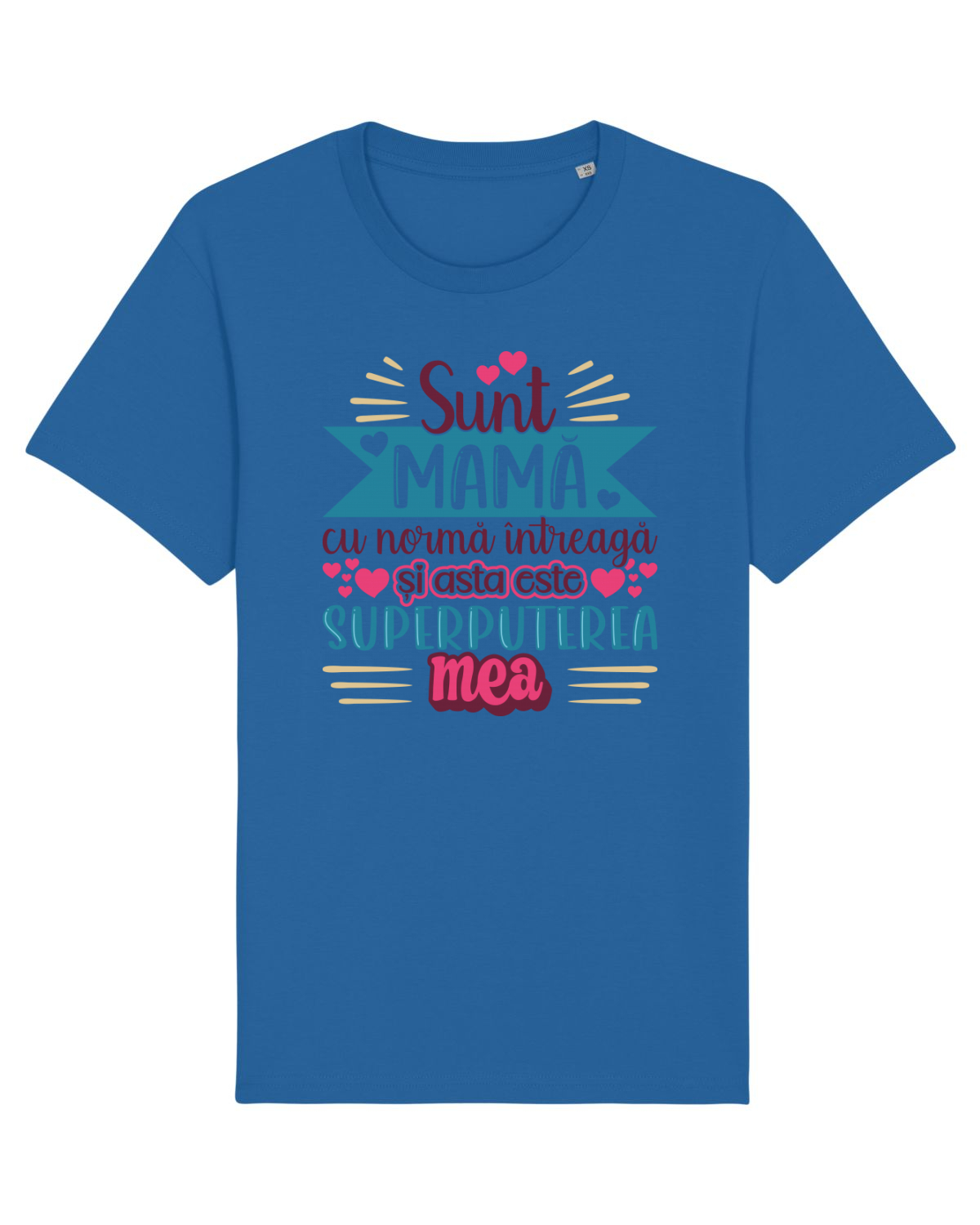 Tricou mânecă scurtă Unisex Rocker Royal Blue