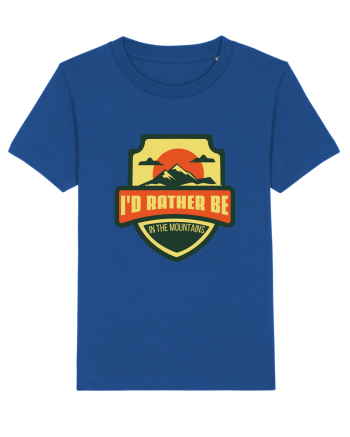 I'd Rather Be In The Mountains Majorelle Blue