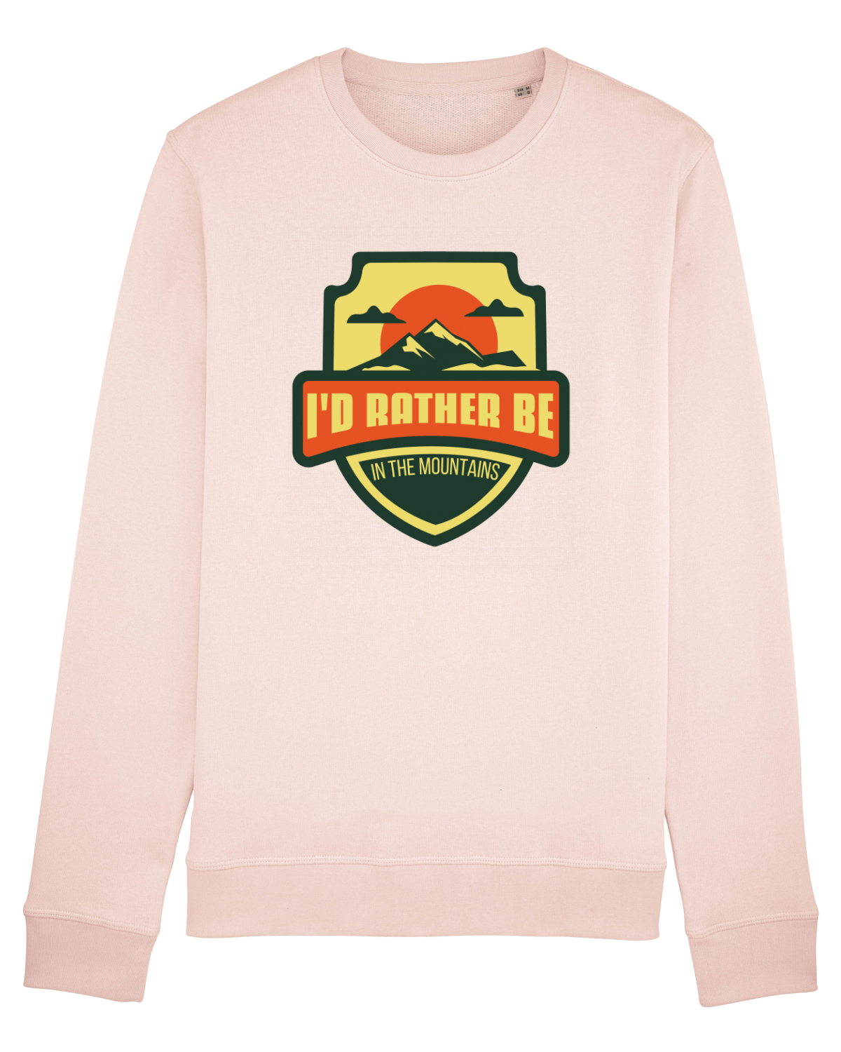 Bluză mânecă lungă Unisex Rise Candy Pink