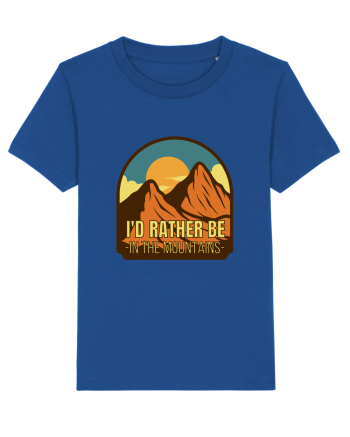 I'd Rather Be In The Mountains Majorelle Blue