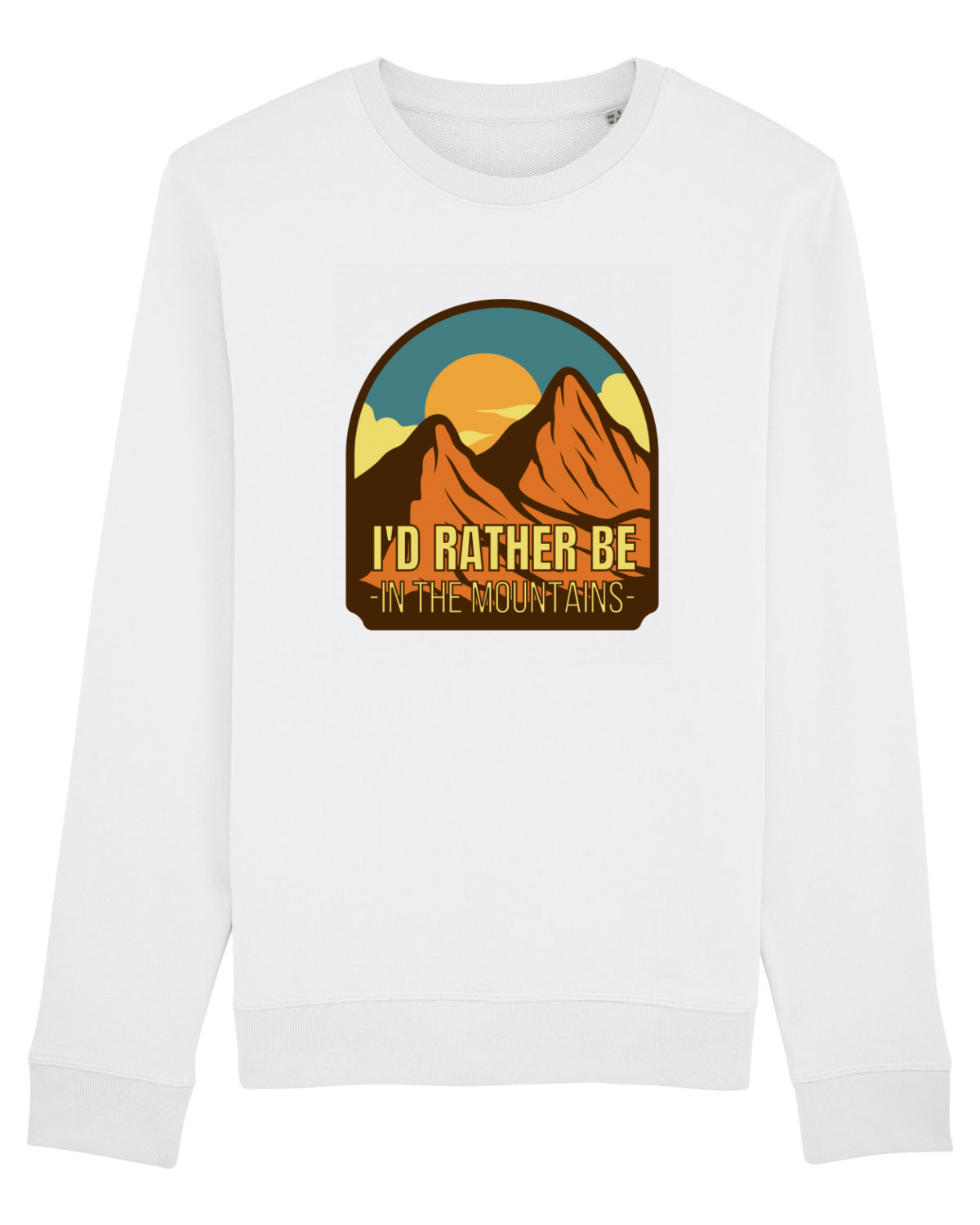 Bluză mânecă lungă Unisex Rise White