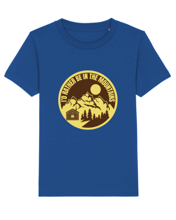 I'd Rather Be In The Mountains Majorelle Blue