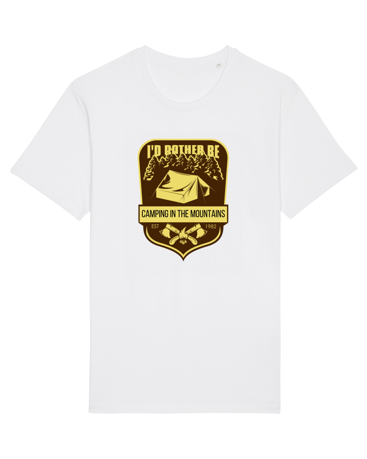 Tricou mânecă scurtă Unisex Rocker White