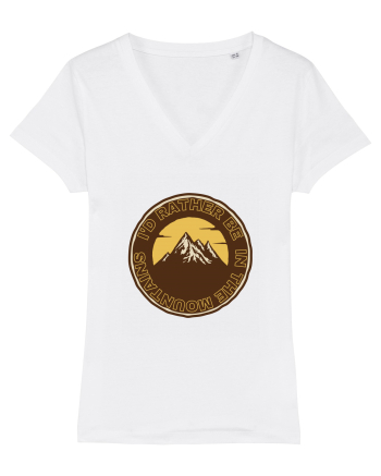 I'd Rather Be In The Mountains White
