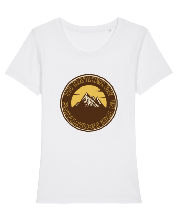 I'd Rather Be In The Mountains White