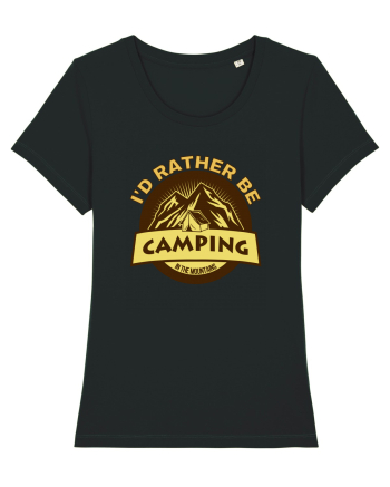 I'd Rather Be In The Mountains Black