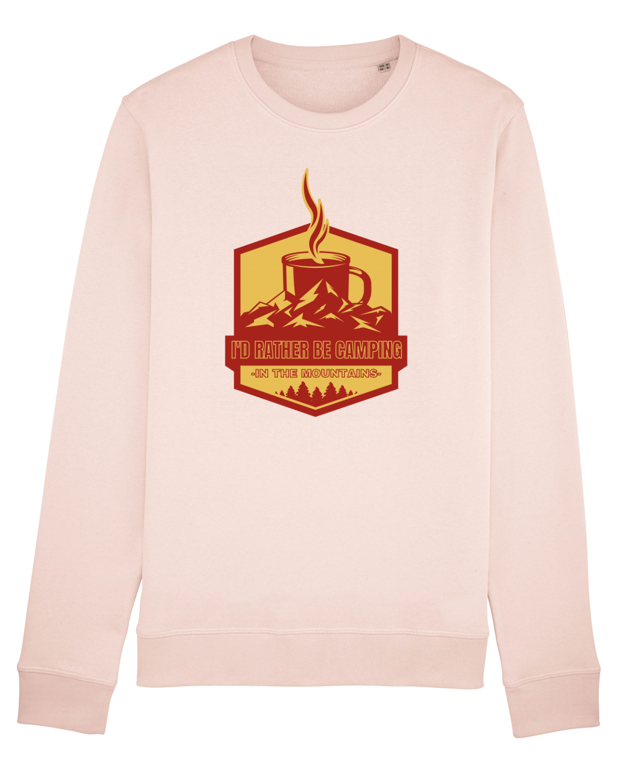 Bluză mânecă lungă Unisex Rise Candy Pink