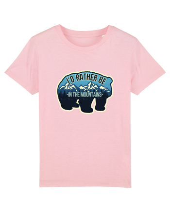 I'd Rather Be In The Mountains Cotton Pink
