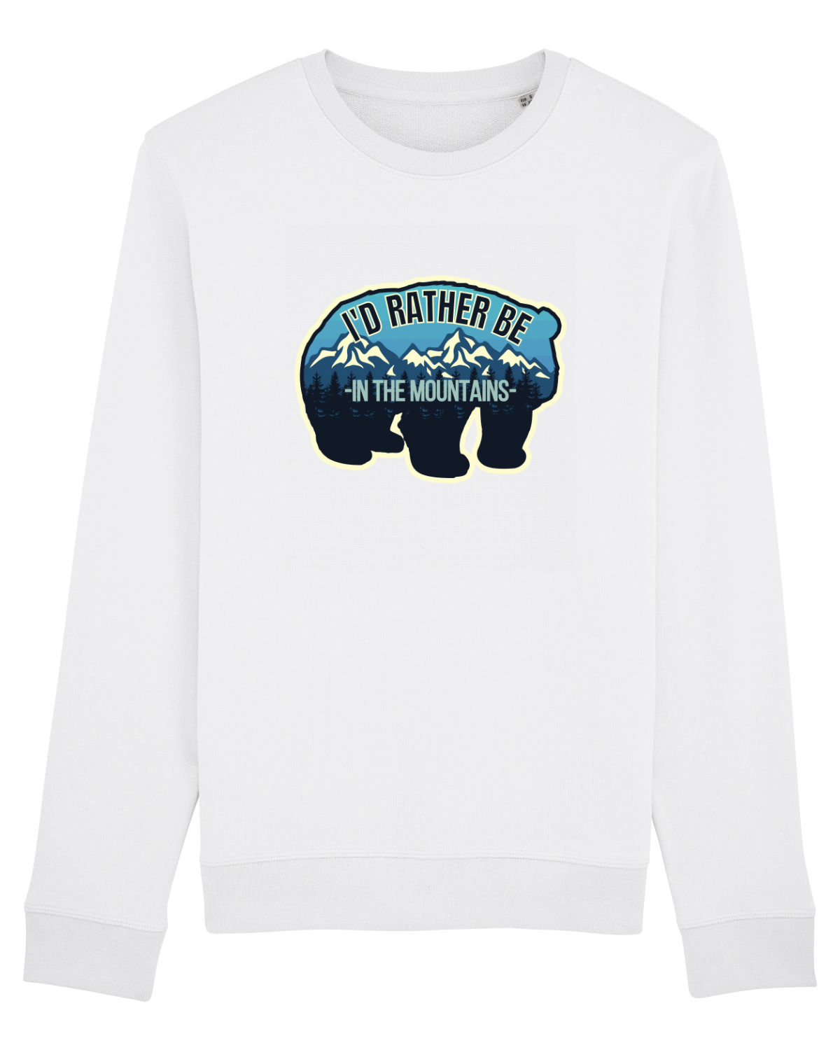 Bluză mânecă lungă Unisex Rise White