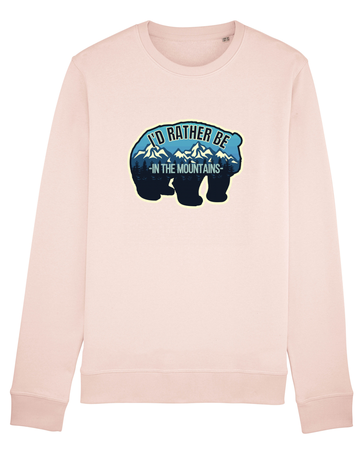 Bluză mânecă lungă Unisex Rise Candy Pink