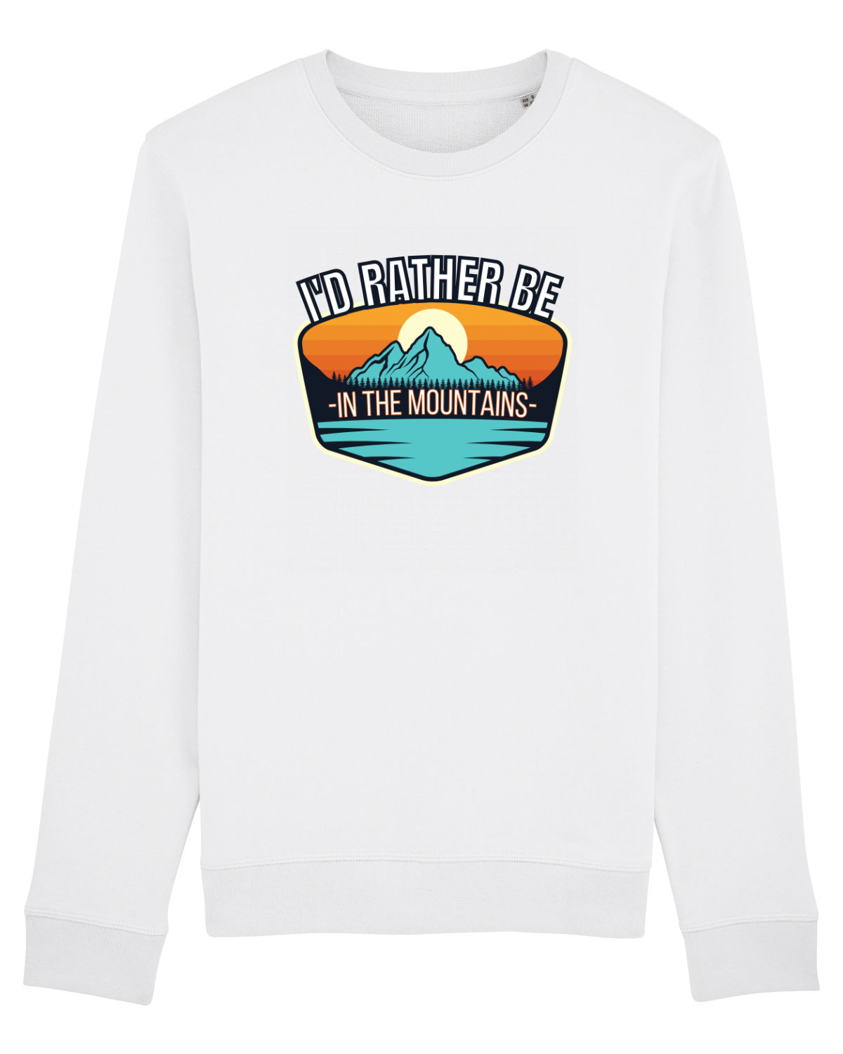 Bluză mânecă lungă Unisex Rise White