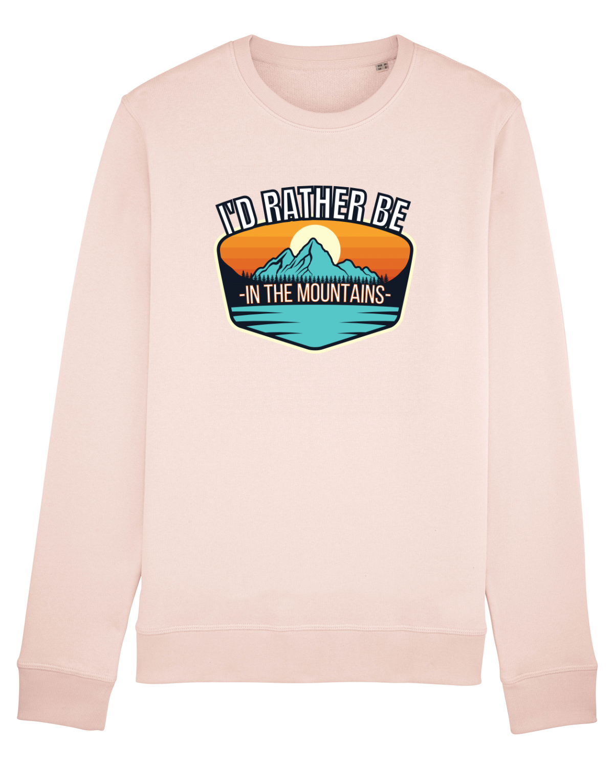 Bluză mânecă lungă Unisex Rise Candy Pink