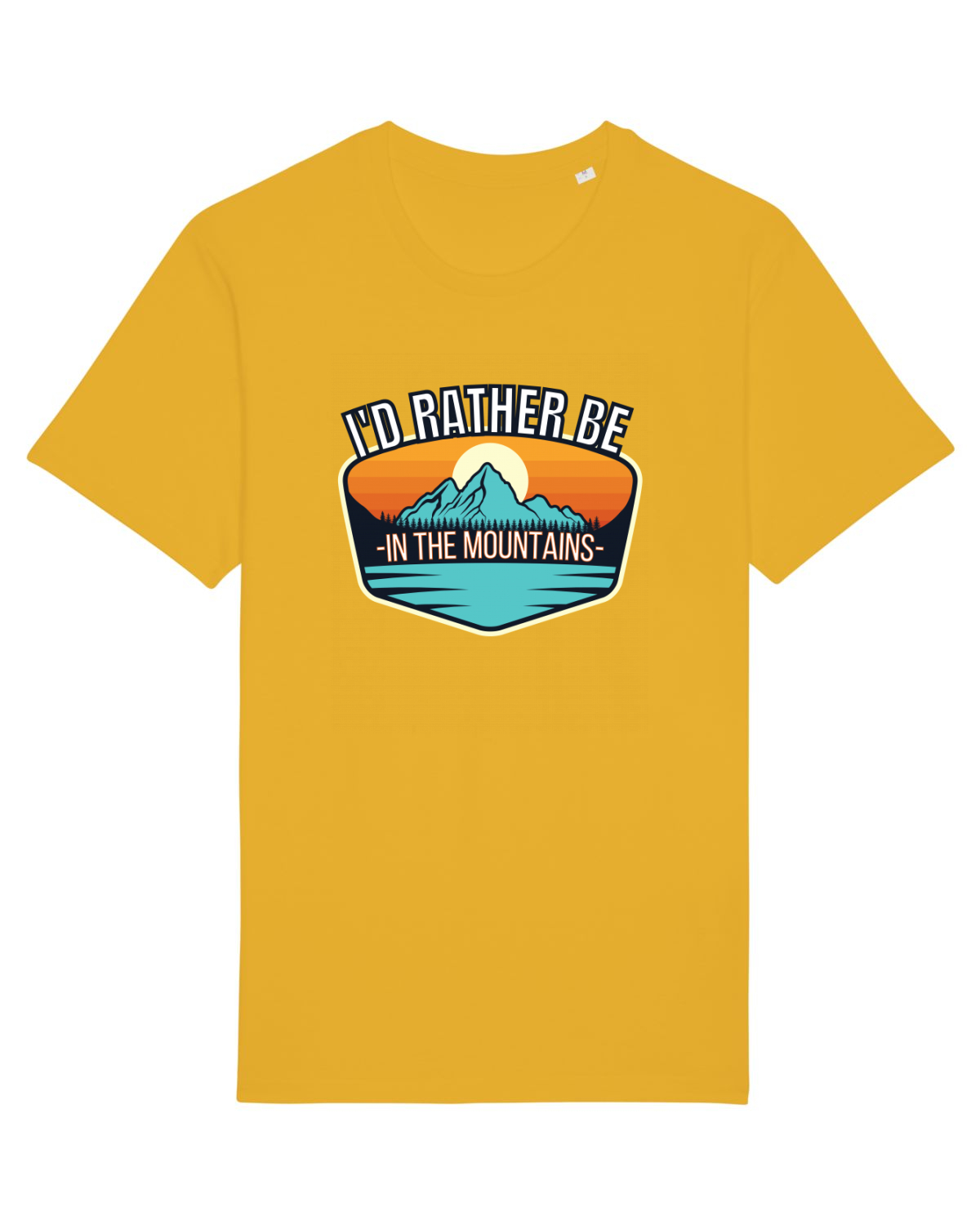Tricou mânecă scurtă Unisex Rocker Spectra Yellow