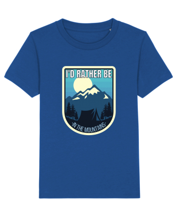 I'd Rather Be In The Mountains Majorelle Blue