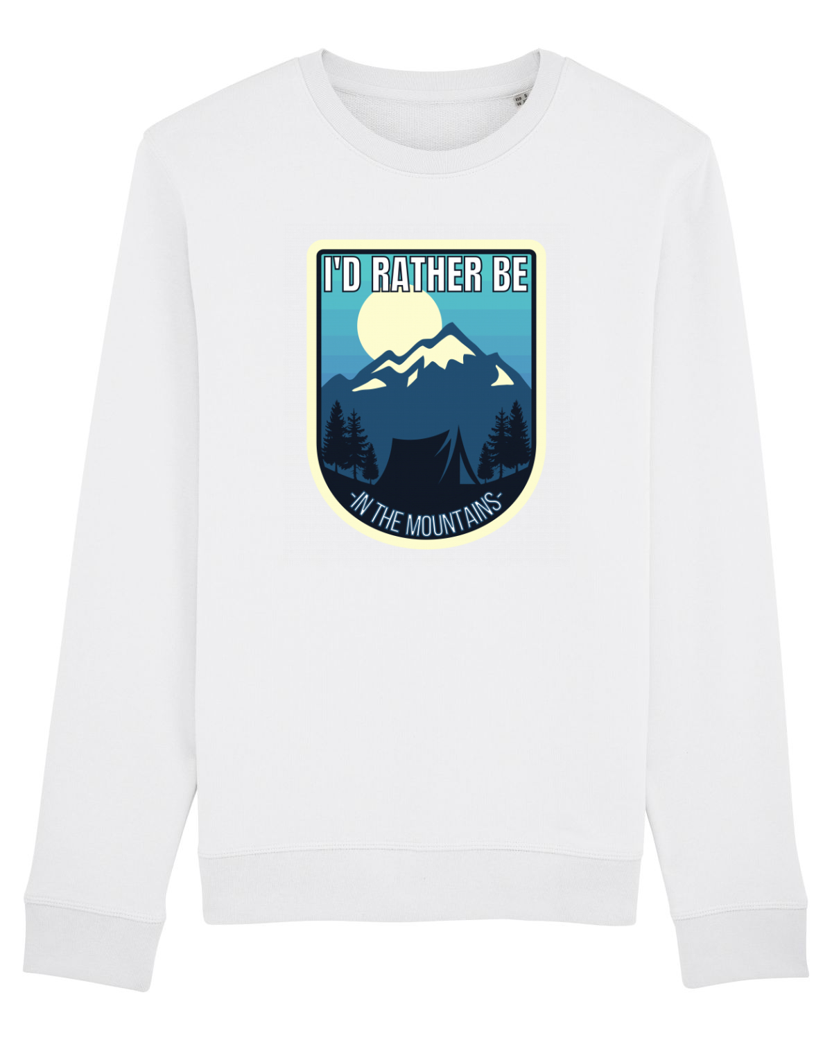 Bluză mânecă lungă Unisex Rise White
