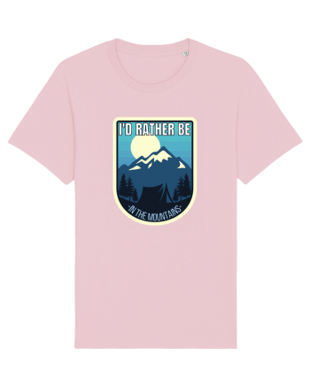 I'd Rather Be In The Mountains Cotton Pink