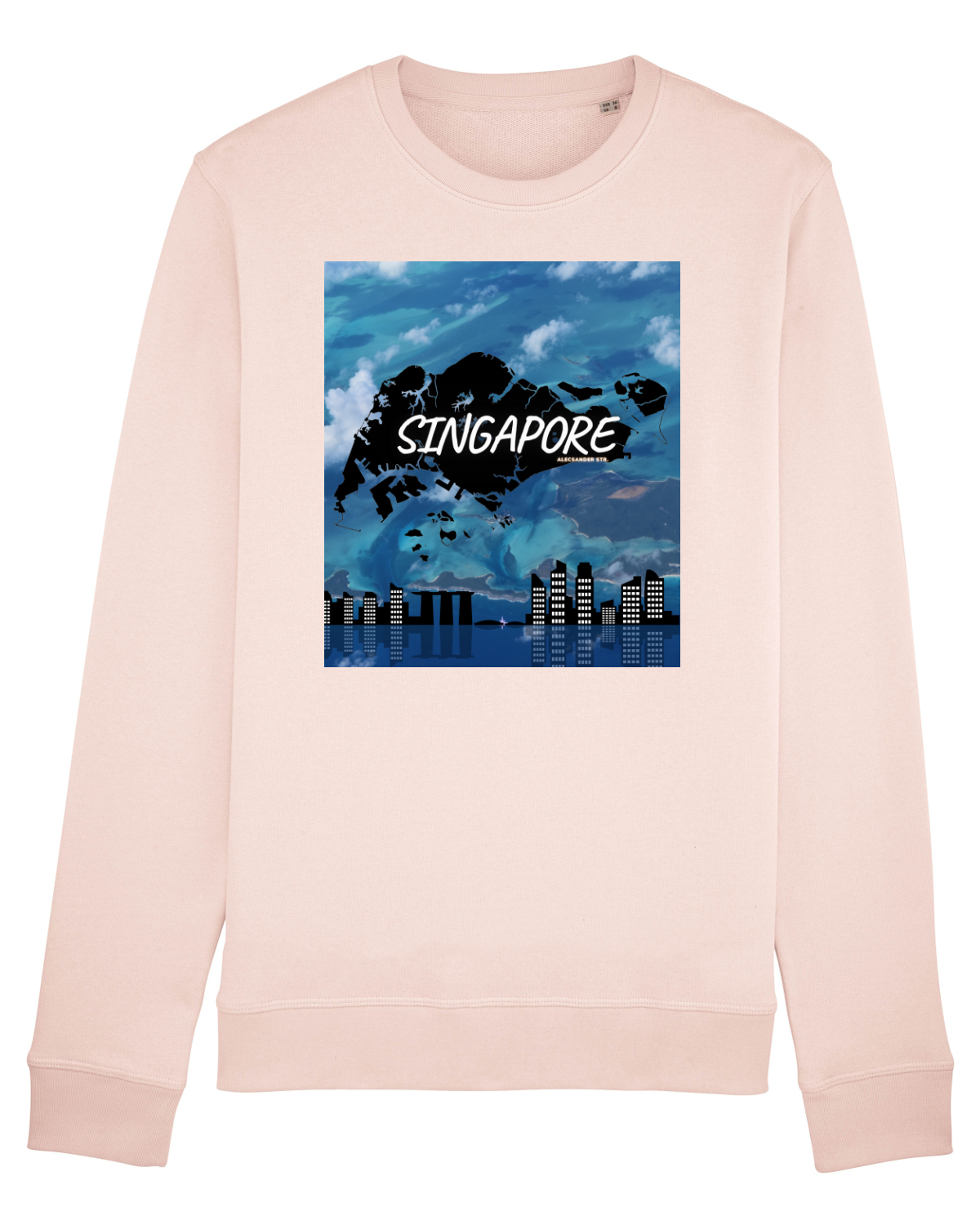 Bluză mânecă lungă Unisex Rise Candy Pink