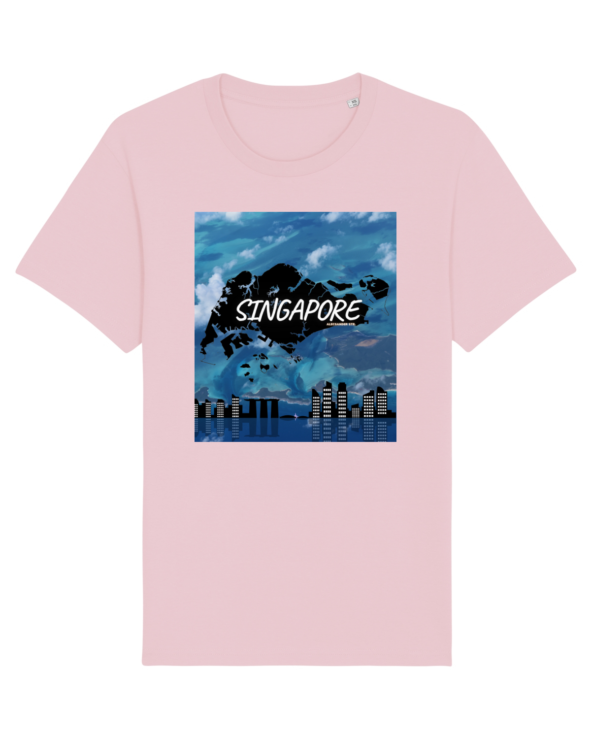 Tricou mânecă scurtă Unisex Rocker Cotton Pink
