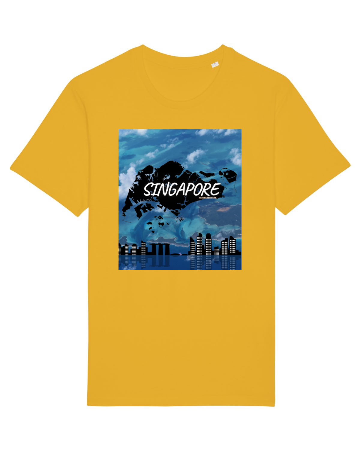 Tricou mânecă scurtă Unisex Rocker Spectra Yellow