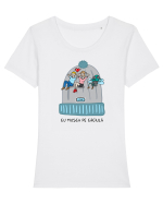 Cu musca pe căciulă... de Valentines Day Tricou mânecă scurtă guler larg fitted Damă Expresser