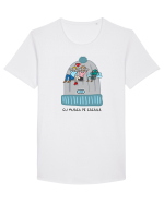 Cu musca pe căciulă... de Valentines Day Tricou mânecă scurtă guler larg Bărbat Skater