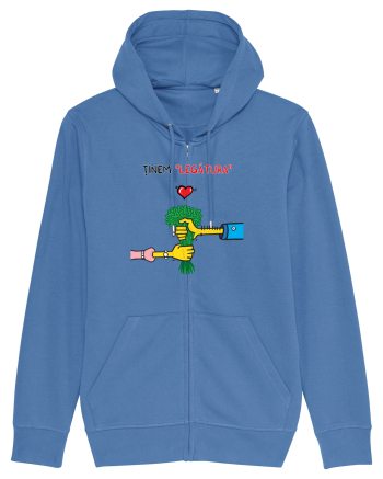 Tinem legătura... de Valentines Day Bright Blue
