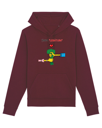 Tinem legătura... de Valentines Day Burgundy
