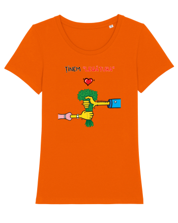 Tinem legătura... de Valentines Day Bright Orange