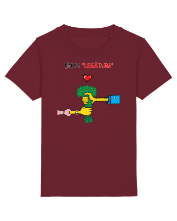 Tinem legătura... de Valentines Day Burgundy