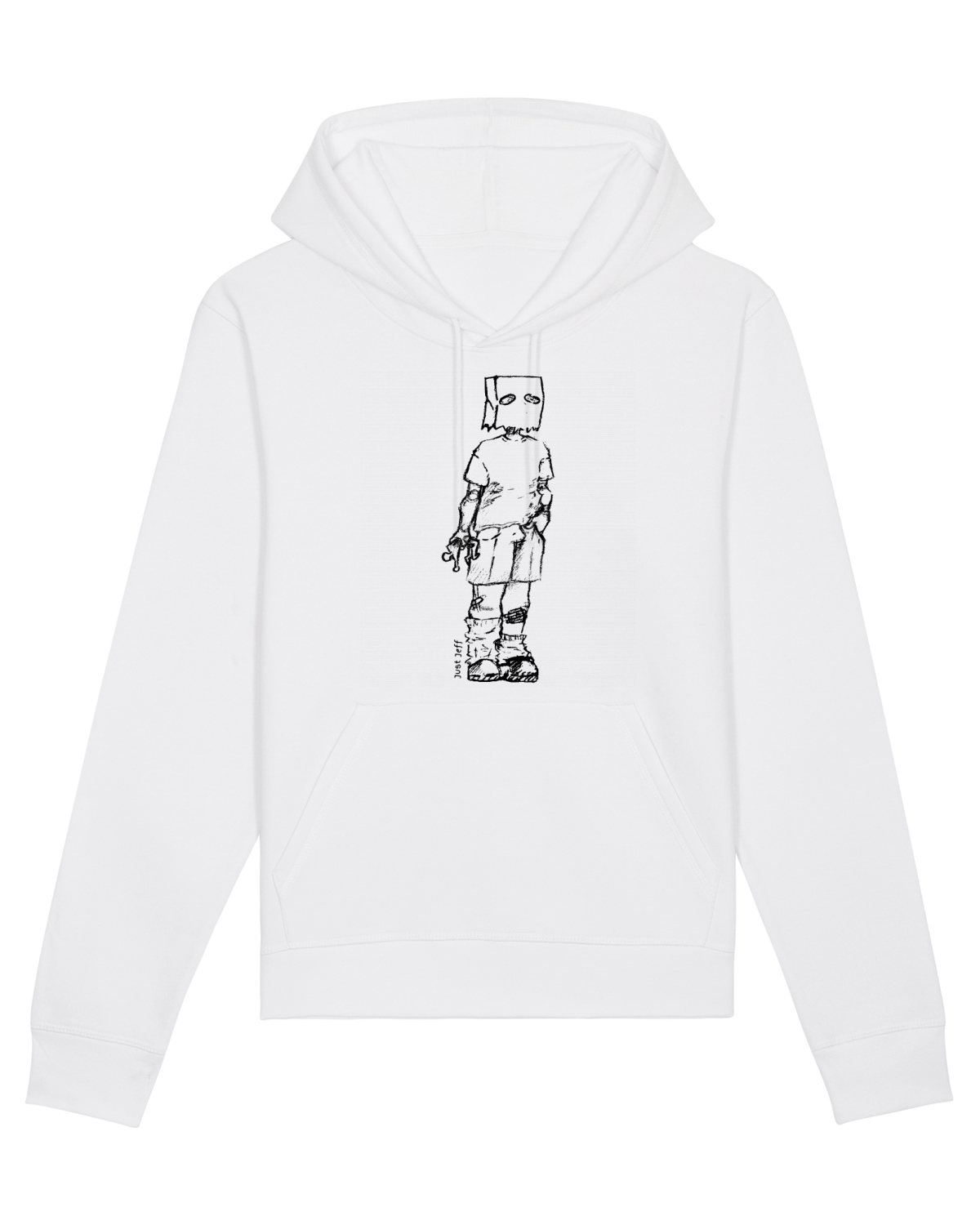 Hanorac Unisex Drummer White