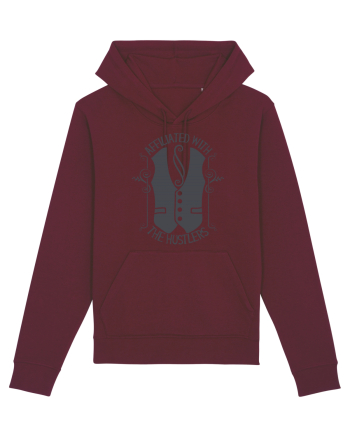 Affiliated With The Hustlers Burgundy