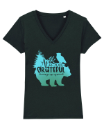 Always Grateful Tricou mânecă scurtă guler V Damă Evoker