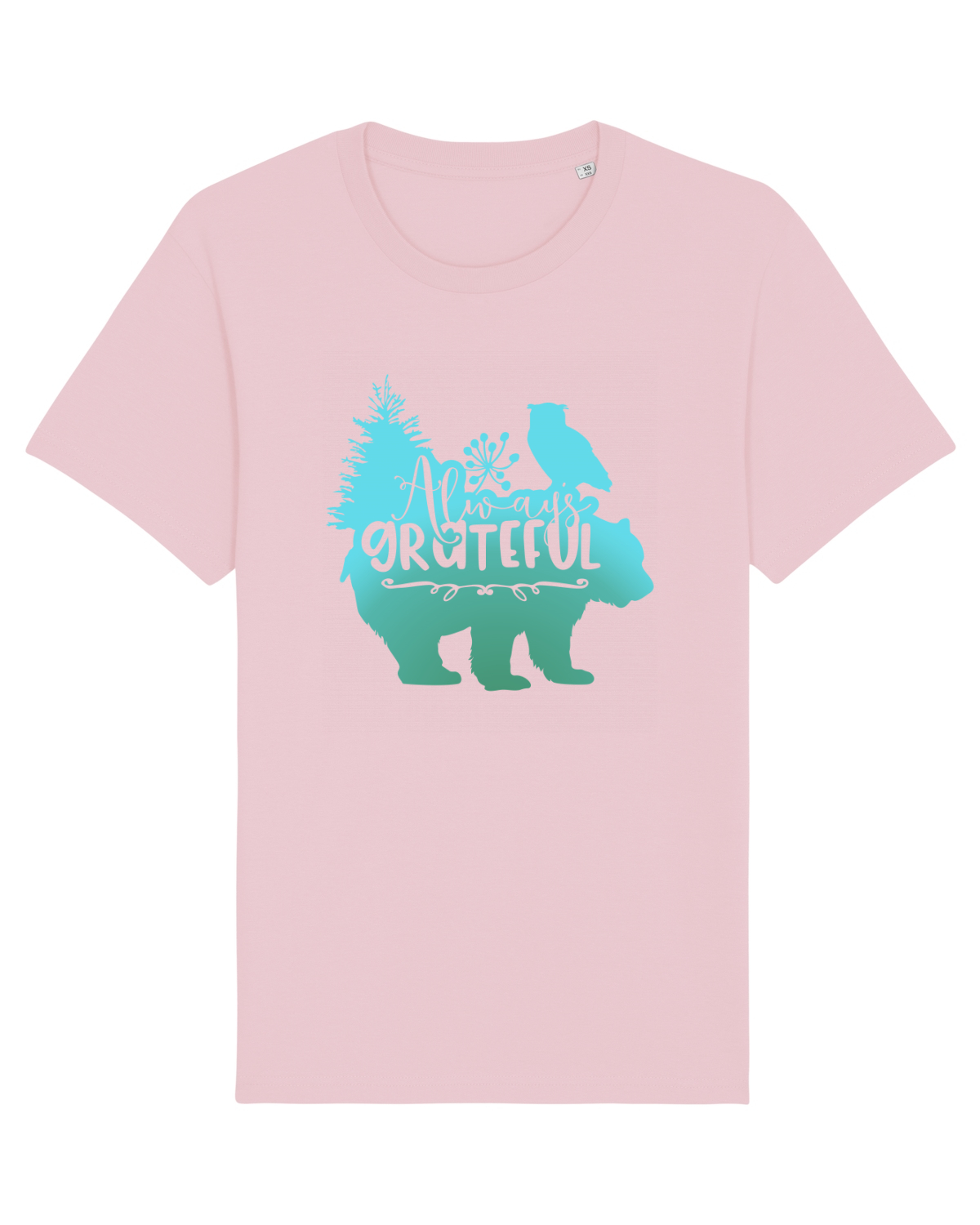 Tricou mânecă scurtă Unisex Rocker Cotton Pink