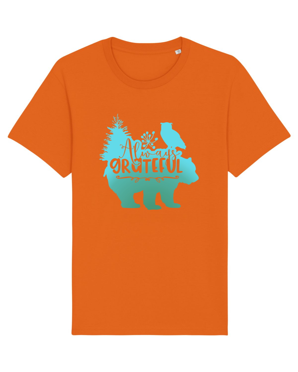 Tricou mânecă scurtă Unisex Rocker Bright Orange