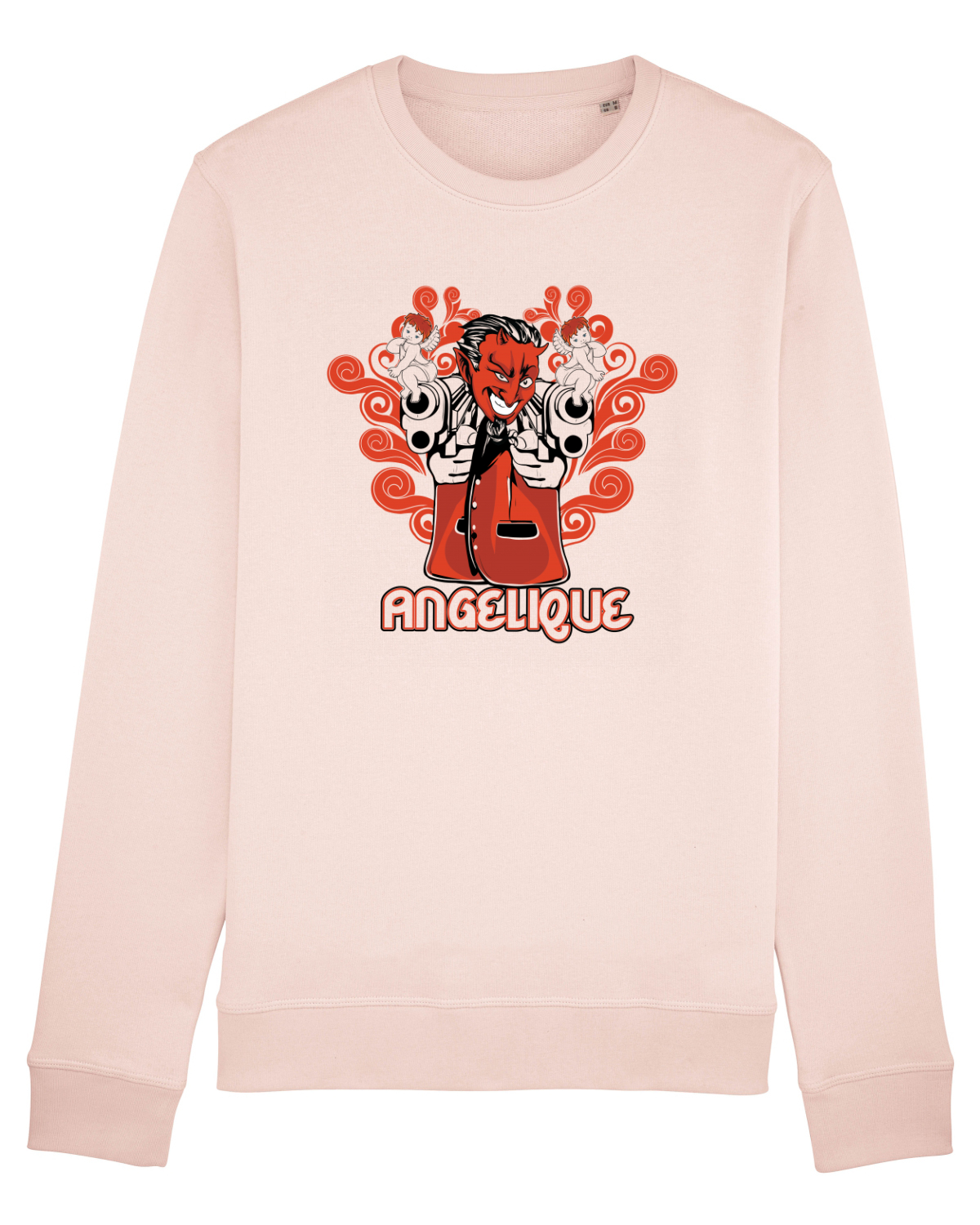 Bluză mânecă lungă Unisex Rise Candy Pink