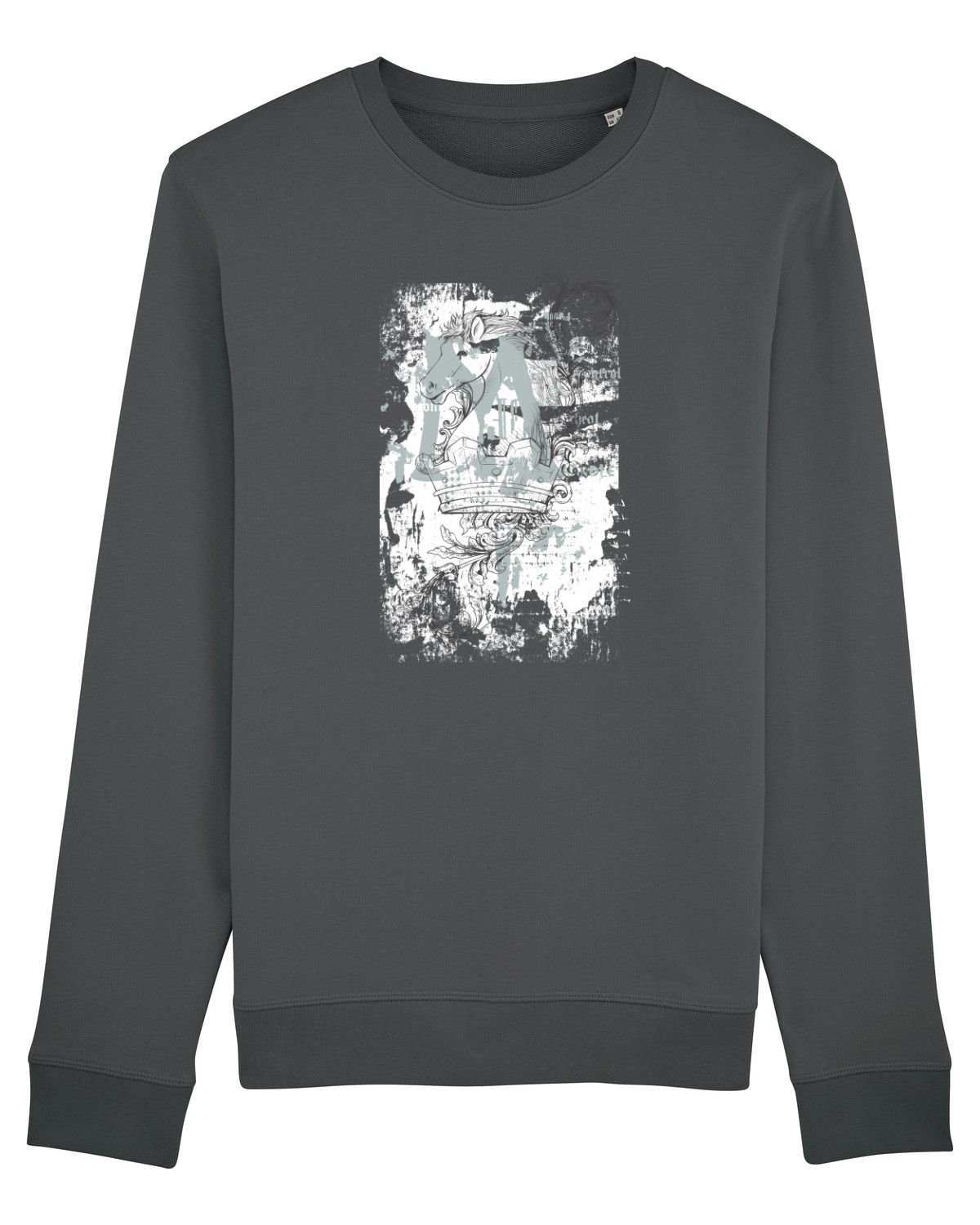Bluză mânecă lungă Unisex Rise Anthracite