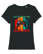 Gamer Tricou mânecă scurtă guler larg fitted Damă Expresser