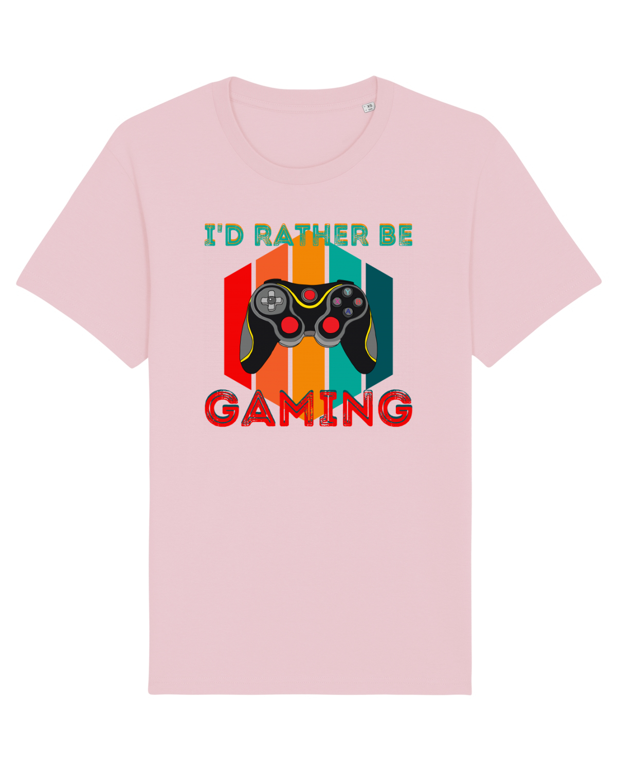 Tricou mânecă scurtă Unisex Rocker Cotton Pink