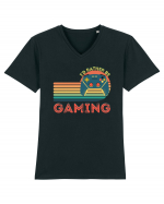 Gamer Tricou mânecă scurtă guler V Bărbat Presenter