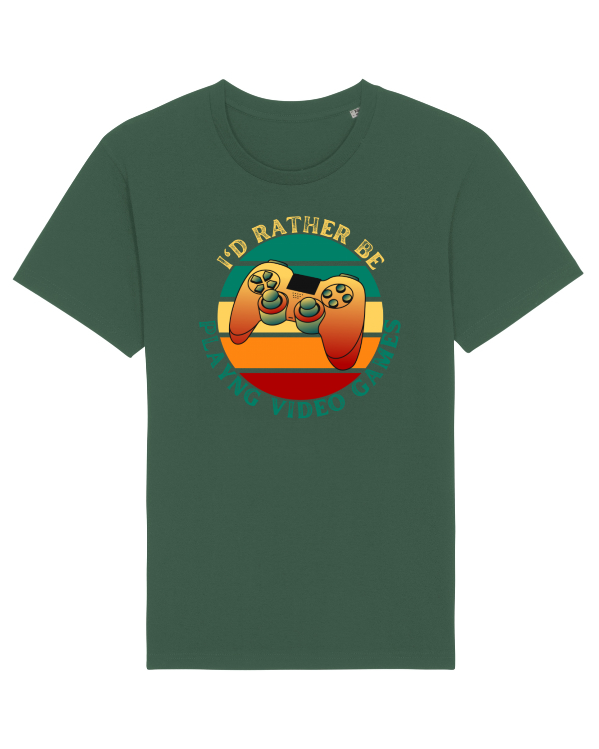 Tricou mânecă scurtă Unisex Rocker Bottle Green