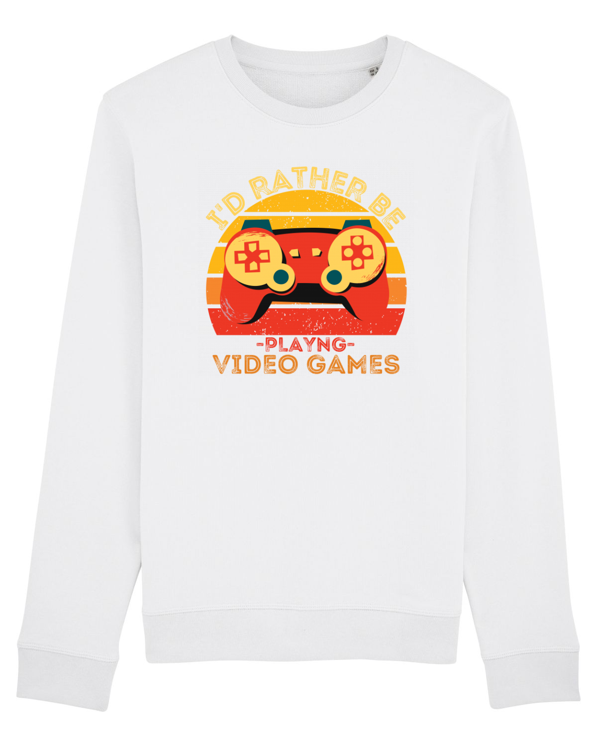 Bluză mânecă lungă Unisex Rise White