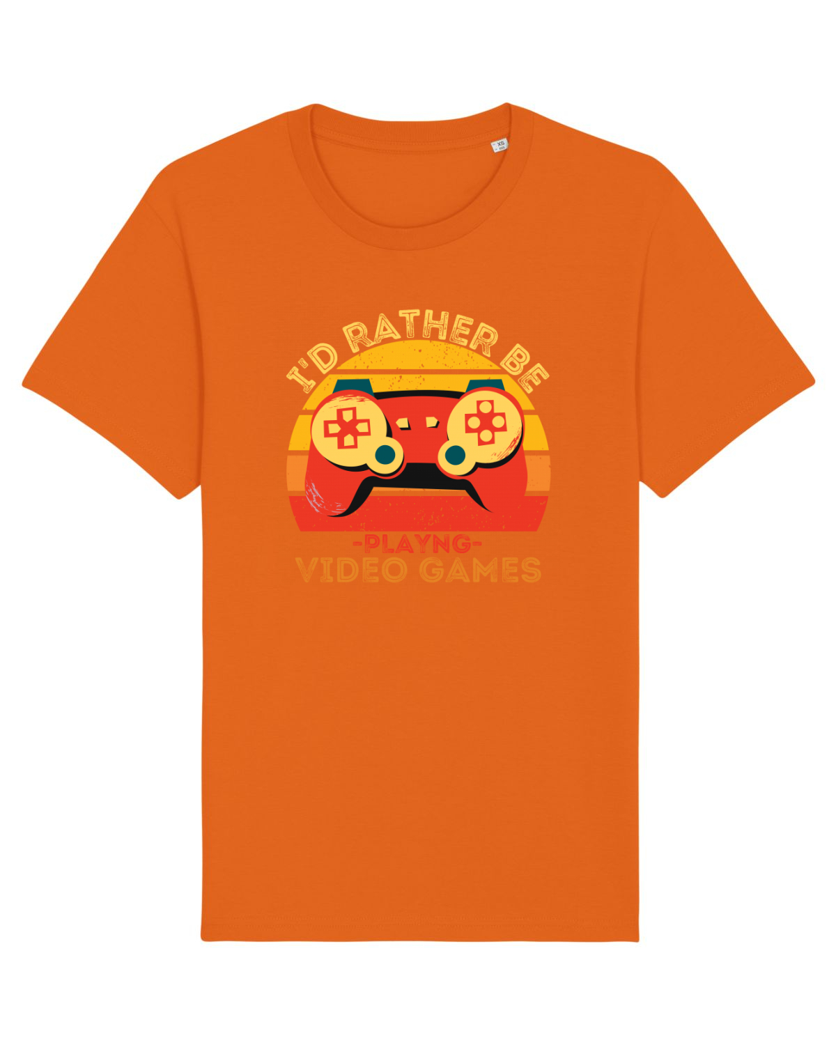 Tricou mânecă scurtă Unisex Rocker Bright Orange
