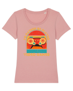 Gamer Tricou mânecă scurtă guler larg fitted Damă Expresser
