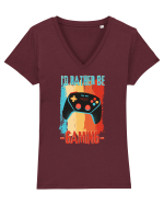 Gamer Tricou mânecă scurtă guler V Damă Evoker