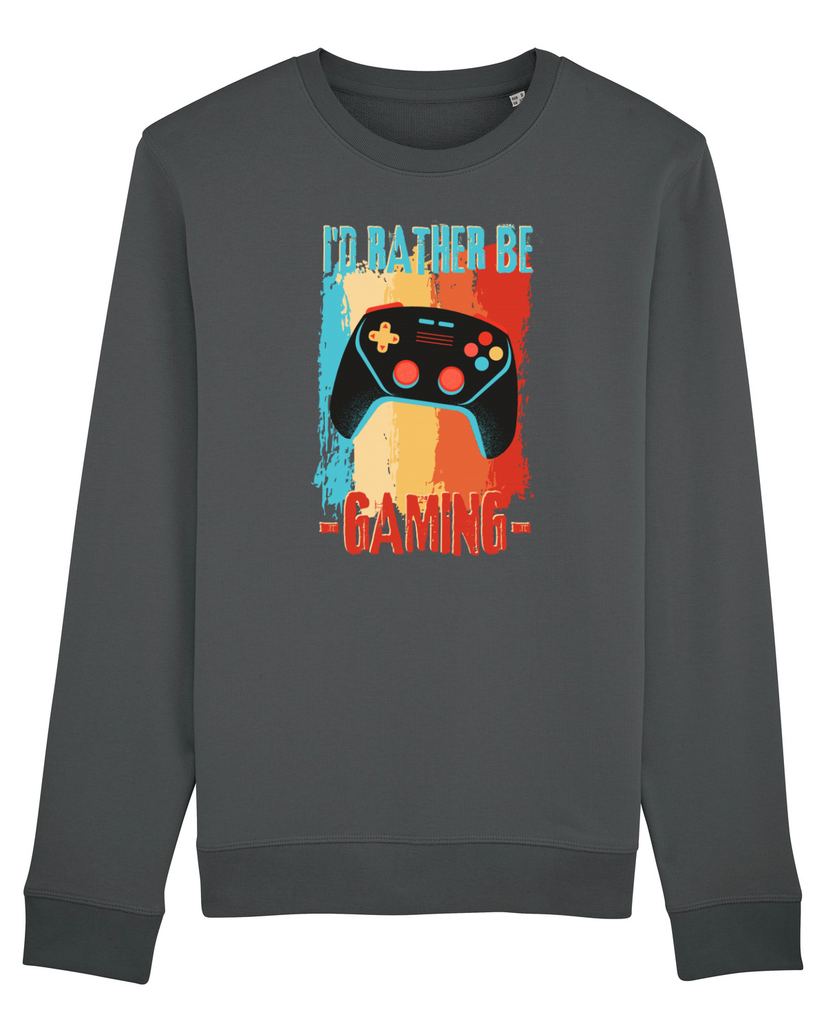 Bluză mânecă lungă Unisex Rise Anthracite