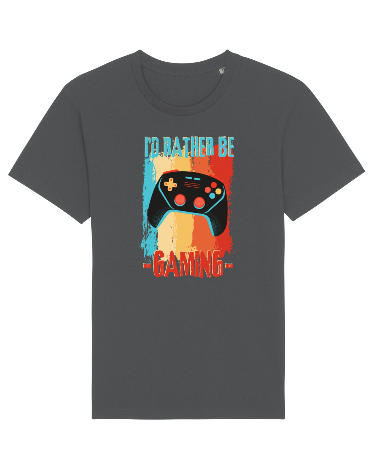 Tricou mânecă scurtă Unisex Rocker Anthracite