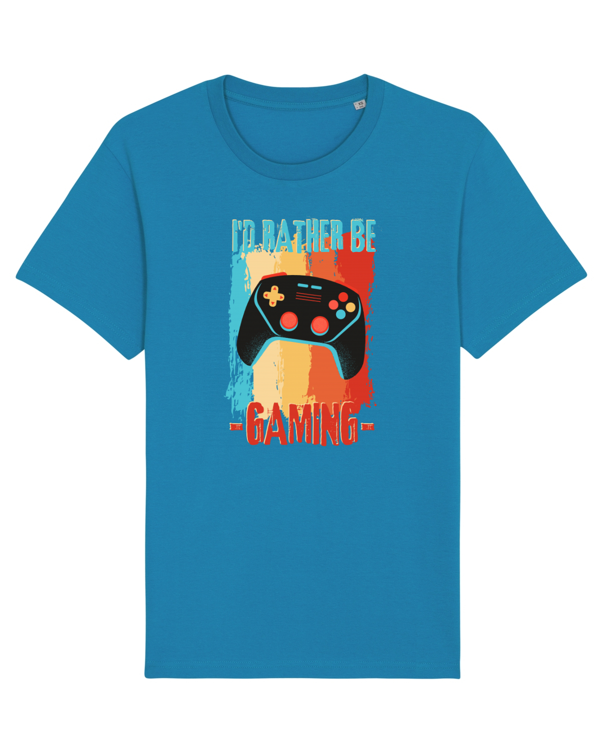 Tricou mânecă scurtă Unisex Rocker Azur